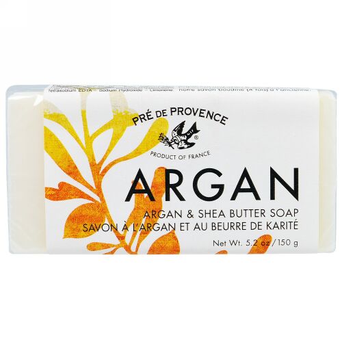 European Soaps, プレドプロヴァンス, アルガン＆シアバターソープ, 5.2オンス (150 g) (Discontinued Item)