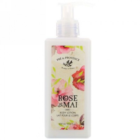 European Soaps, Pre de Provence, Rose de Mai Body Lotion, 300 ml (Discontinued Item)