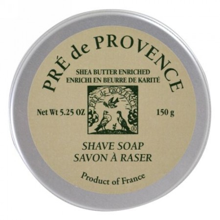 European Soaps, Pre de Provence, Shave Soap, Shea Butter Enriched, 5.25 oz (150 g) (Discontinued Item)