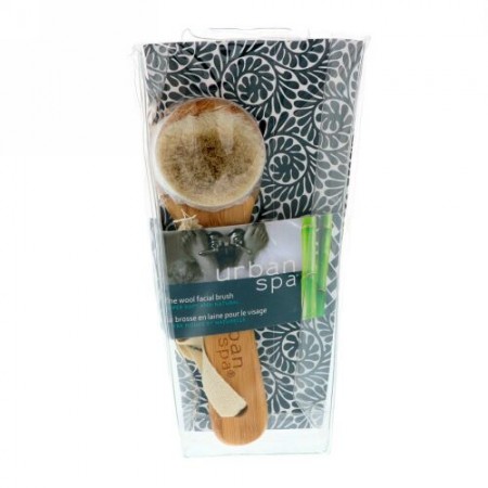 European Soaps, アーバンスパ、ウールフェイシャルブラシ、1本 (Discontinued Item)