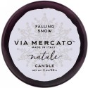 European Soaps, ヴィア・メルカート、ナターレ、キャンドル、降雪、3 oz (85 g) (Discontinued Item)