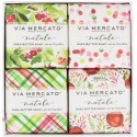 European Soaps, Via Mercato、シアバターソープセット、4個、各50 g