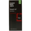 Every Man Jack, ビアードオイル、保湿、シダーウッド、1.0液体オンス（30 ml） (Discontinued Item)