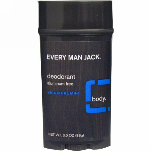 Every Man Jack, Deodorant, Signature Mint, 3.0 oz (85 g) (Discontinued Item)