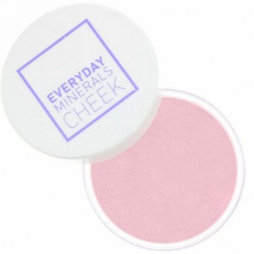 Everyday Minerals, チーク、フレッシュ ローズ ブロッサム、0.17オンス(4.8 g) (Discontinued Item)