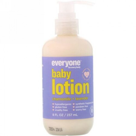 Everyone, Baby Lotion, Chamomile + Lavender, 8 fl oz (237 ml) (Discontinued Item)