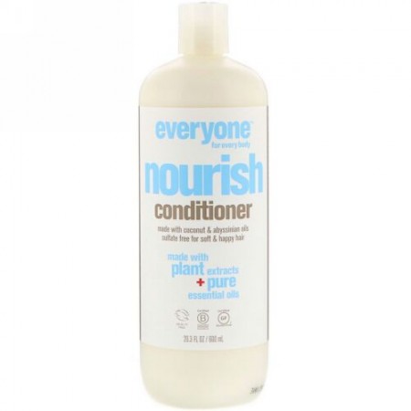 Everyone, ヘア ナリッシュ コンディショナー、硫酸フリー、20.3 fl oz (600 ml) (Discontinued Item)