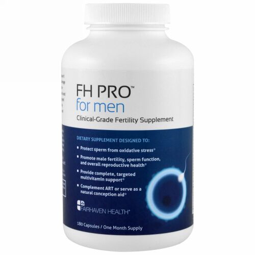 Fairhaven Health, 男性用FH Pro、薬用受精補助食品、180カプセル