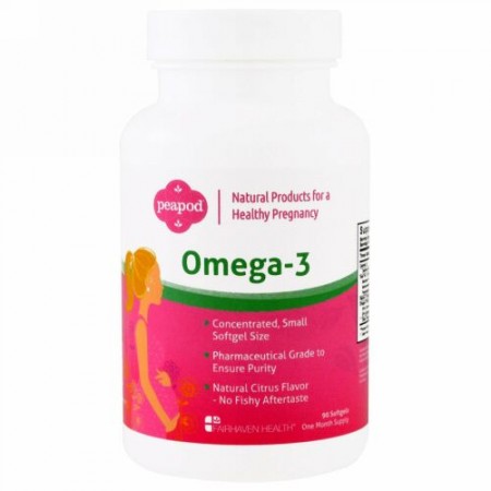 Fairhaven Health, プレグナンシー プラス、オメガ3、90ソフトジェル