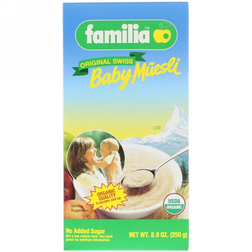 Familia, ベビーミューズリー、オリジナルスイス、8.8 oz (250 g) (Discontinued Item)