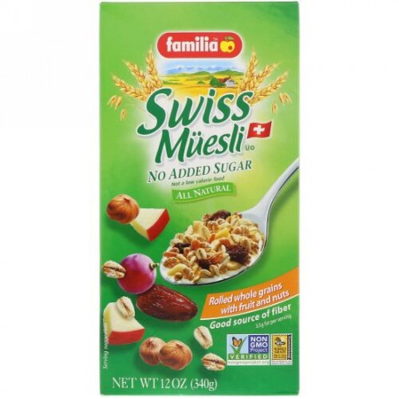 Familia, スイスミューズリ、 無糖、 12 oz (340 g) (Discontinued Item)