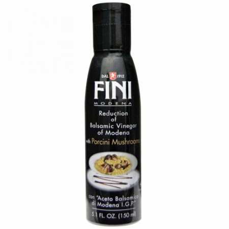 Fini Modena, モデナ産バルサミコ酢　　ポルチーニ茸入り、 5.1 液量オンス (150 ml) (Discontinued Item)