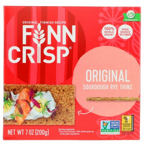 Finn Crisp, サワードウライ薄切、オリジナル、7 oz (200 g)