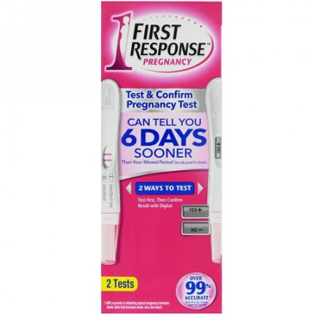First Response, Test & Confirm Pregnancy, 2 Tests (Discontinued Item)