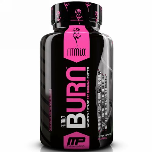 FitMiss, Burn™（バーン）、女性用 6段階の脂肪燃焼システム、90 カプセル (Discontinued Item)