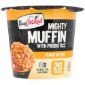 FlapJacked, プロバイオティクス配合マイティマフィン、ピーナッツバター、1.94 oz (55 g) (Discontinued Item)