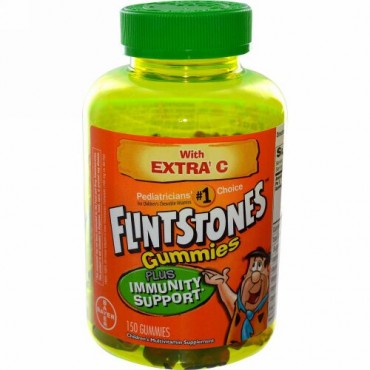 Flintstones, グミーズ、子供用マルチビタミン・サプリメント、グミ150 個