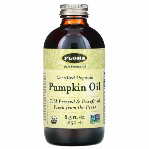 Flora, 有機認定カボチャオイル、8.5 fl oz (250 ml)