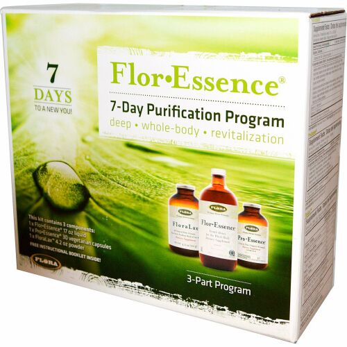 Flora, フローエッセンス、 7日間の浄化プログラム、 3-パートプログラム (Discontinued Item)