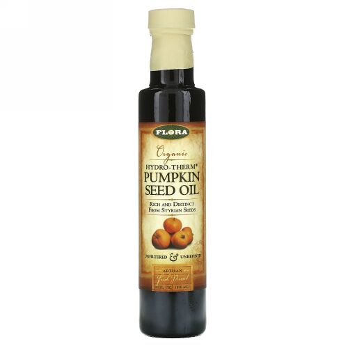 Flora, オーガニック Hydro-Therm® パンプキンシードオイル, 8.5 液量オンス (250 ml)