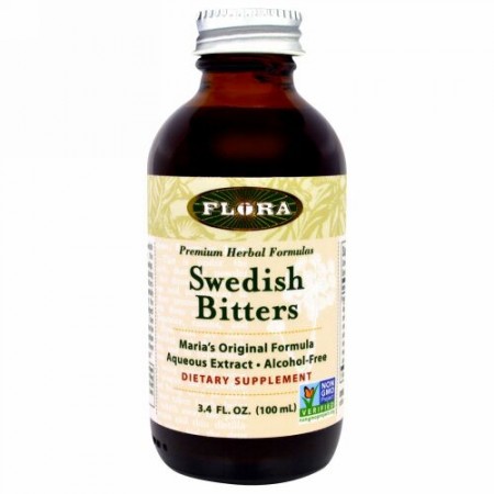 Flora, Swedish Bitters, 3.4 fl oz (100 ml)
