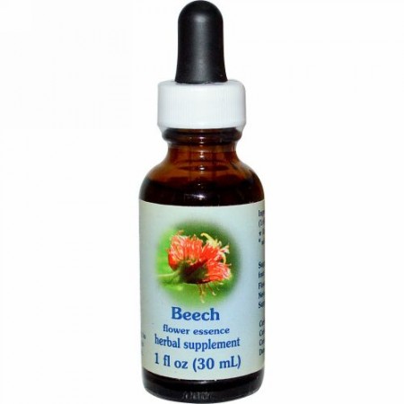 Flower Essence Services, ビーチ、フラワーエッセンス、1 fl oz (30 ml) (Discontinued Item)