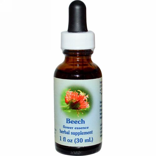 Flower Essence Services, ビーチ、フラワーエッセンス、1 fl oz (30 ml) (Discontinued Item)