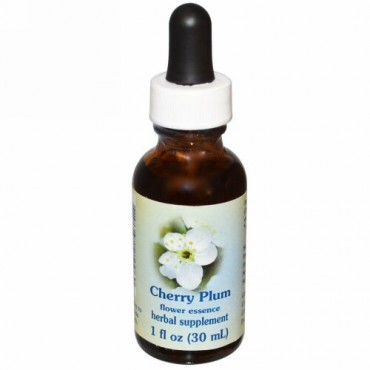 Flower Essence Services, チェリープラム、フラワーエッセンス、1 fl oz (30 ml) (Discontinued Item)