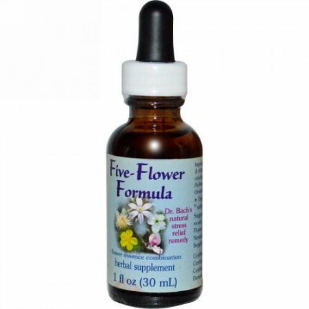 Flower Essence Services, ファイブ - フラワー・フォーミュラ, フラワーエッセンス・コンビネーション, 1 液量オンス (30 ml)