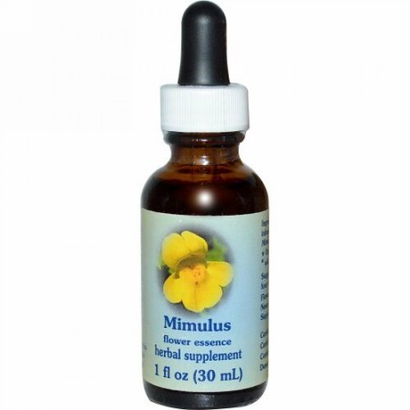 Flower Essence Services, ミムルス、フラワーエッセンス、1 fl oz (30 ml) (Discontinued Item)