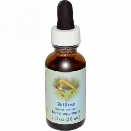 Flower Essence Services, ウィロー、フラワーエッセンス、1 fl oz (30 ml) (Discontinued Item)