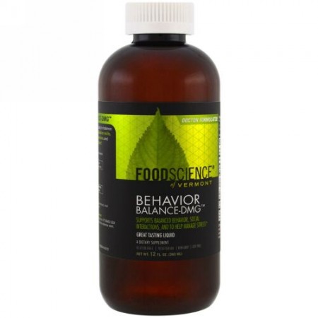 FoodScience, 行動のバランス - DMG液体（Behavior Balance-DMG Liquid）, 12液量オンス（360 ml） (Discontinued Item)
