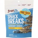 Free2B, スナックブレークス、ブルーベリークランチ、チョコレート、4.2オンス (119g) (Discontinued Item)