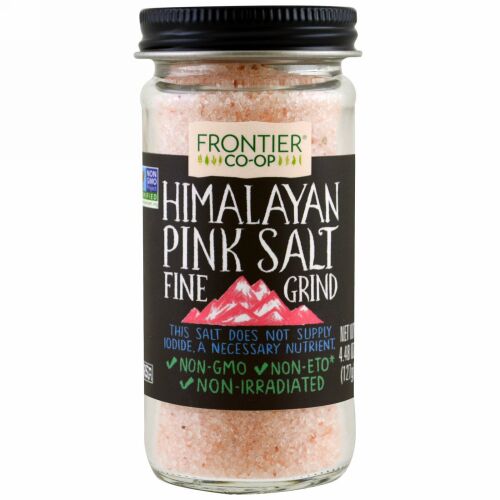 Frontier Natural Products, ピンクソルトヒマラヤ、ファイングラインド、4.48 oz (127 g)