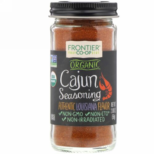 Frontier Natural Products, オーガニックケイジャンシーズニング、ルイジアナフレーバー、59g（2.08oz）