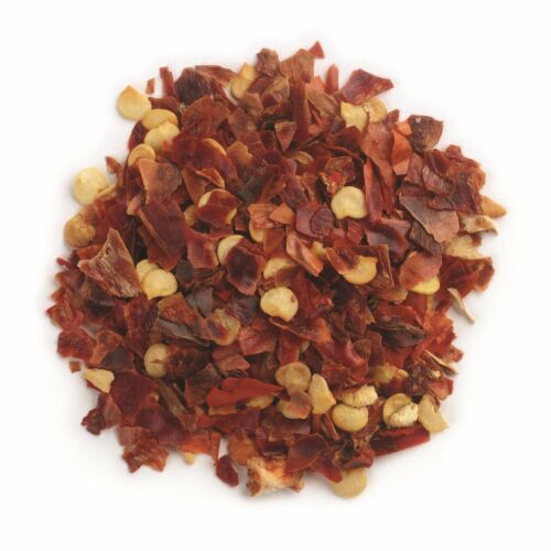 Frontier Natural Products, オーガニック 粉砕レッドチリペッパー、 16 oz (453 g) (Discontinued Item)