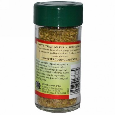 Frontier Natural Products, オーガニック オレガノの 葉 フレーク状, 0.36 オンス (10 g) (Discontinued Item)