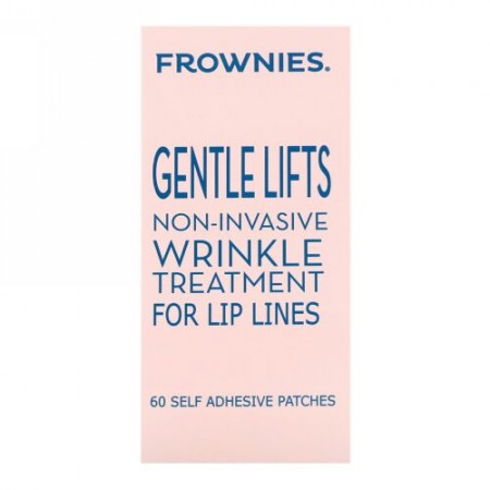 Frownies, ジェントルリフト、リップライン用トリートメント、自己接着性パッチ60枚
