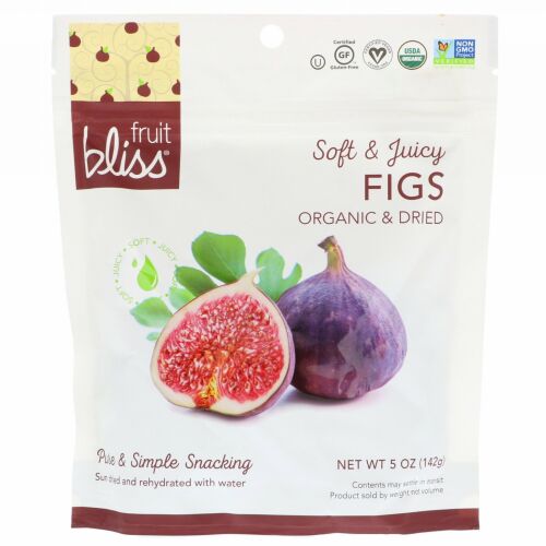 Fruit Bliss, Organic Dried Figs, 5 oz (142 g) (Discontinued Item)