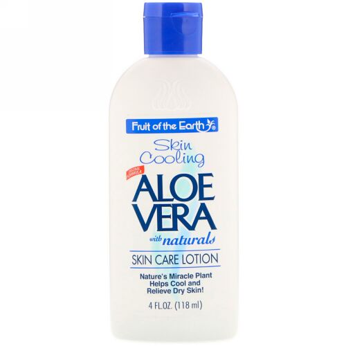 Fruit of the Earth, Aloe Vera with Naturals, Skin Care Lotion, 4 fl oz (118 ml)
