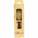 Fuchs Brushes, アンバサダー ヘアブラシ、バンブー ラージ オーバル ウッド ピンズ、1本