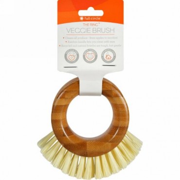 Full Circle, The Ring, Veggie Brush, 1 Brush (Discontinued Item)