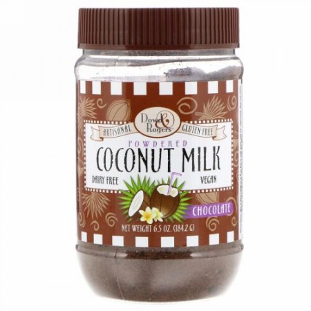 FunFresh Foods, Dowd & Rodgers, Coconut Milk Powder, Chocolate 6.5 oz (184.2 g) (Discontinued Item)