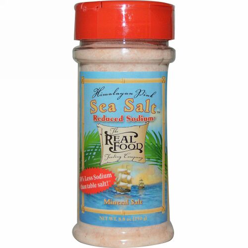 FunFresh Foods, ザ・リアル・フード、ヒマラヤのピンク海塩、塩分控えめ、8.8オンス（250 g）