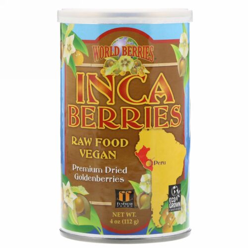FunFresh Foods, World Berries, Inca Berries, 4 oz (112 g) (Discontinued Item)