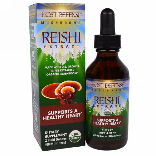 Fungi Perfecti, マッシュルーム オーガニック霊芝エキス 健康な心臓をサポート 2液量オンス（60 ml） (Discontinued Item)