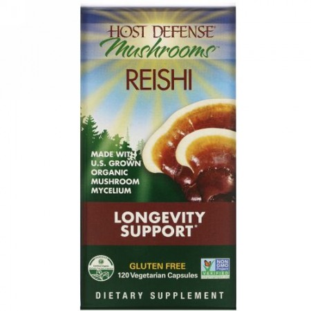 Fungi Perfecti, Reishi, Longevity Support, 120 Vegetarian Capsules