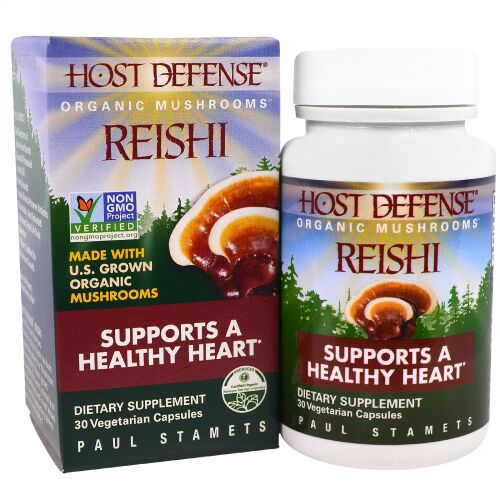 Fungi Perfecti, 霊芝、健康的な心臓をサポート 植物性カプセル30粒 (Discontinued Item)
