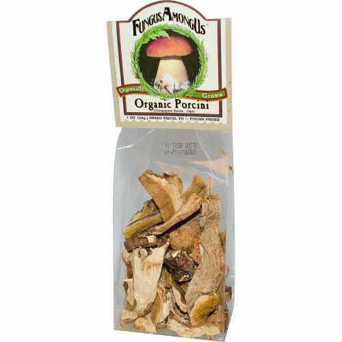 FungusAmongUs, オーガニック ポルチーニ, 1 オンス (28 g) (Discontinued Item)