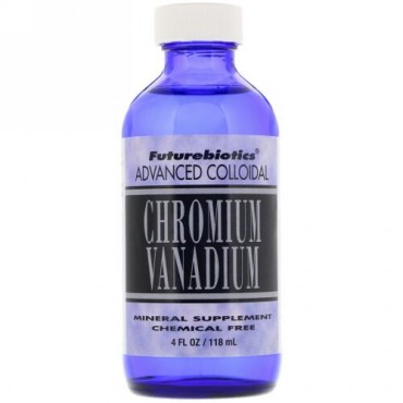 FutureBiotics, アドバンス・コロイダル、 クロミウムバナジウム、 4 fl oz (118 ml) (Discontinued Item)